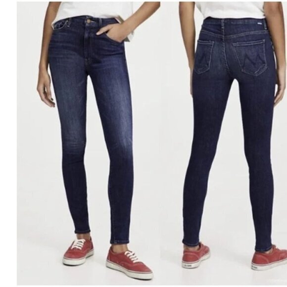 Mother Teaming Up High Waisted Looker Denim Jeans - Picture 13 of 13